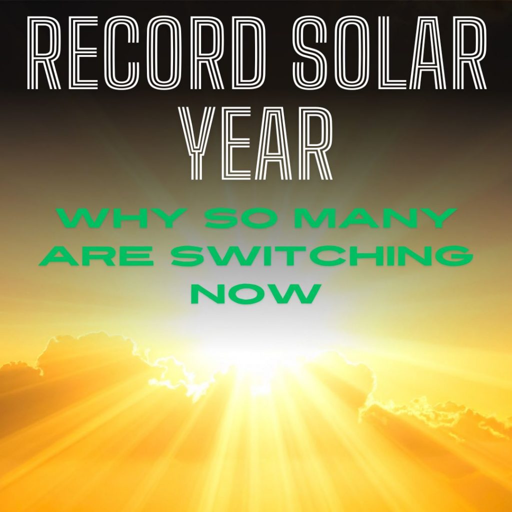 Record Solar Year