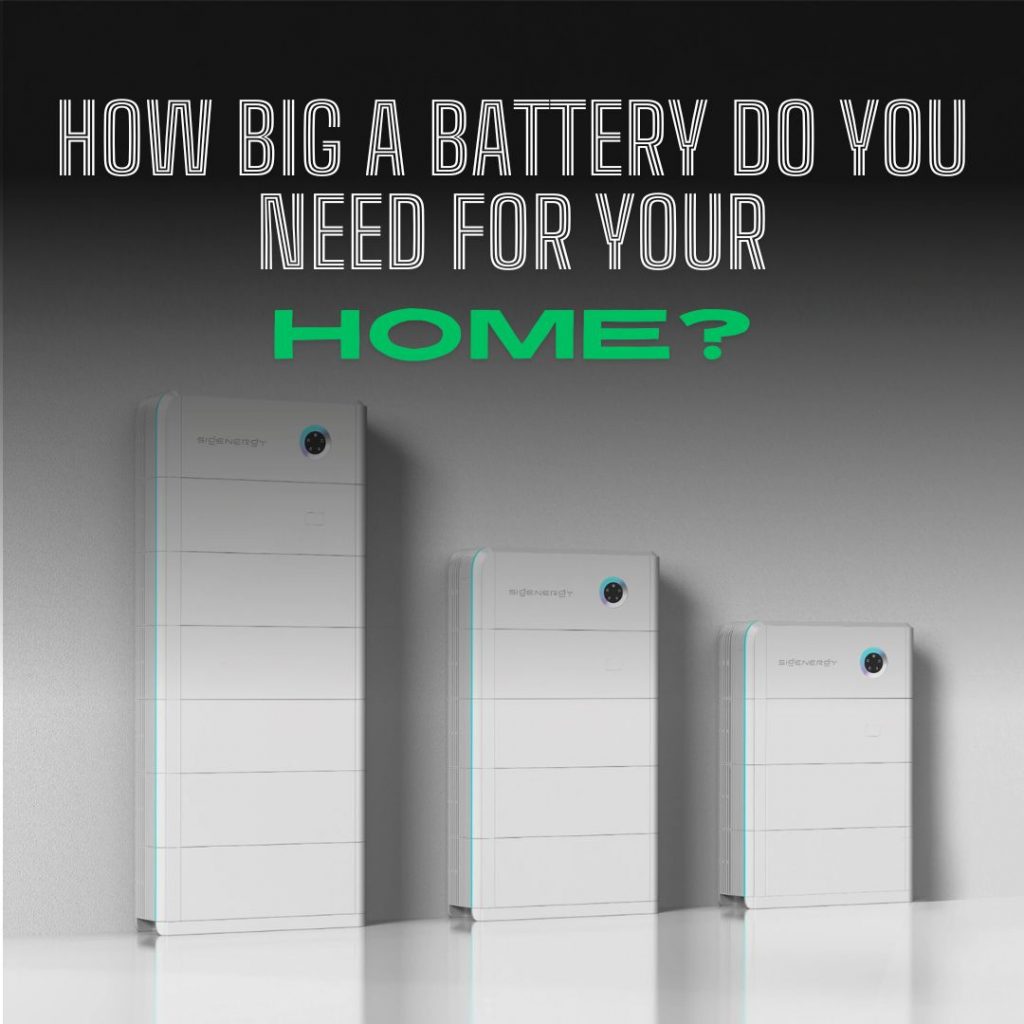 How Big a Battery Do You Need for Your Home?