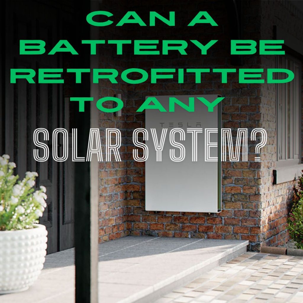 Battery Storage Retrofit